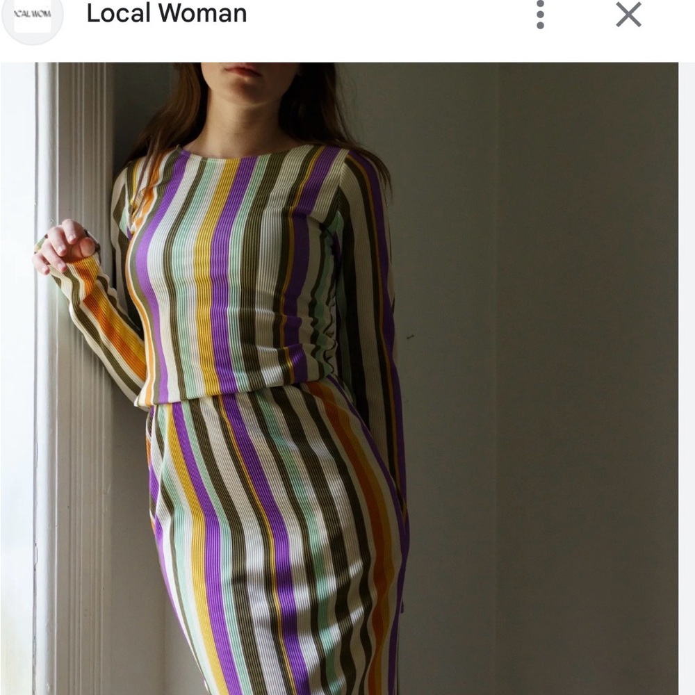 Striped Top | Toronto Slow-Fashion Designer | Size Small